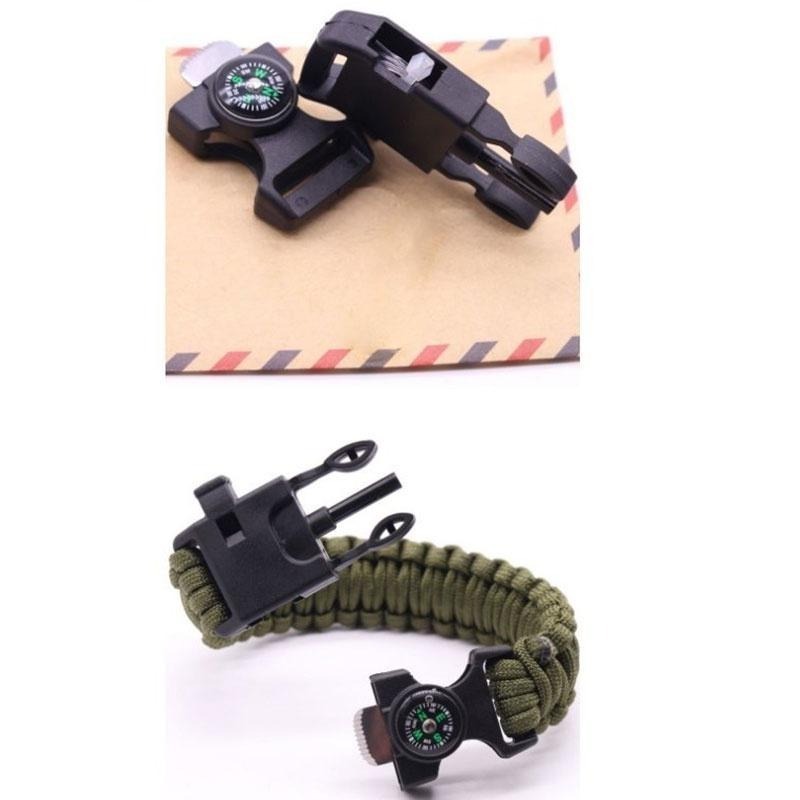 本原批發 七芯傘兵繩👍️登山 求生手環 傘繩編織 編織手環 手鍊 手環 手鏈 指南燈手環 傘兵繩 求生手鍊 W879-細節圖2