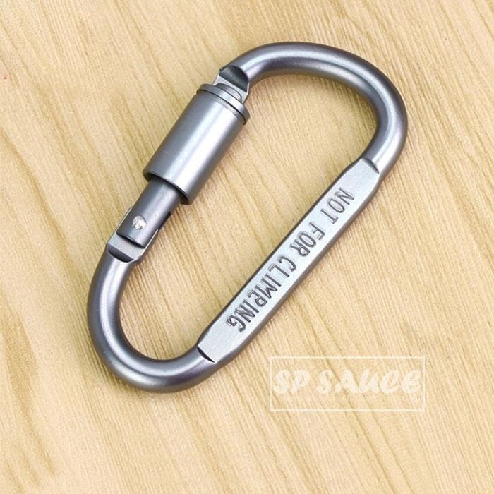 本原批發 D字登山扣🔗鋁合金登山扣 D字掛扣 登山扣 D型扣 水瓶扣 扣環 D字扣環 背包扣 鑰匙扣 OLD371-細節圖3