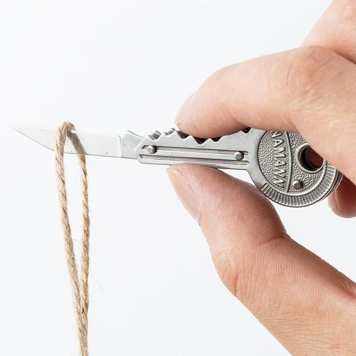 出清 鑰匙工具🔥NAMANN 摺疊 鑰匙圈 折疊 削鉛筆 袋子拆封 拆箱 露營 割繩-細節圖3