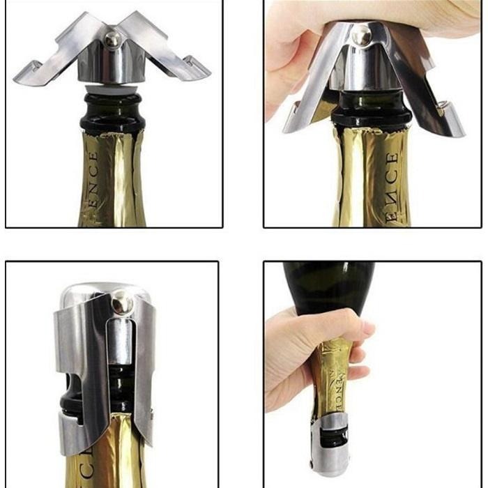 不銹鋼香檳酒塞🔥紅酒塞 酒瓶塞 酒塞 瓶塞 酒瓶蓋 按壓式紅酒塞 SG77 葡萄酒瓶塞 不銹鋼保鮮塞 真空密封瓶塞BA-細節圖6