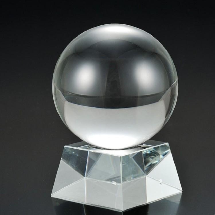 本原批發 K9透明水晶球 8cm👍透明圓球 透明球 水晶球 風水球 轉運球 招財球 道具球 魔術球 裝飾球OLD253-細節圖3