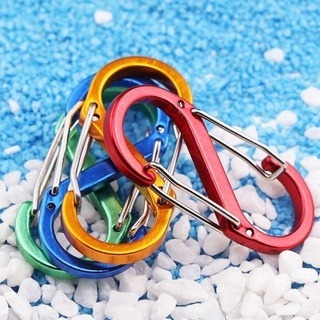 本原批發 鋁合金8字型快掛扣🎉S登山扣 鋁合金 八字扣 8字扣 鑰匙環 鑰匙圈 掛勾 露營 扣環 卡扣 SG329-規格圖4