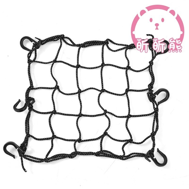 加粗機車油箱網👍油箱置物網袋 安全帽網套 機車置物網 油箱網 固定網 後座置物網 行李帶 彈力網 行李網 SG324-細節圖2