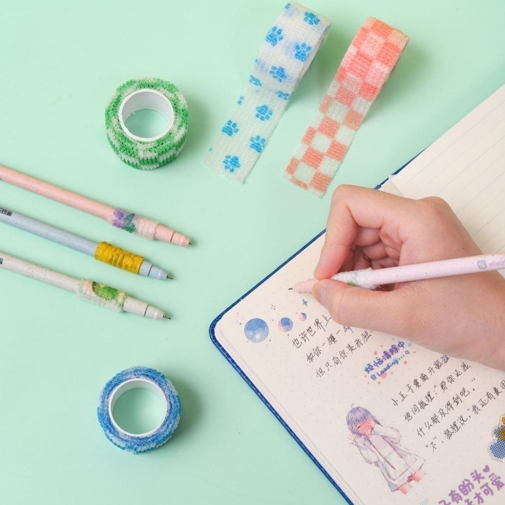 本原批發 手指繃帶🤟護指繃帶 手指繃帶 繃帶 纏手繃帶 彈力繃帶 自黏 包紮 手指纏繞 護指套 彈力 護指 KS186-細節圖4