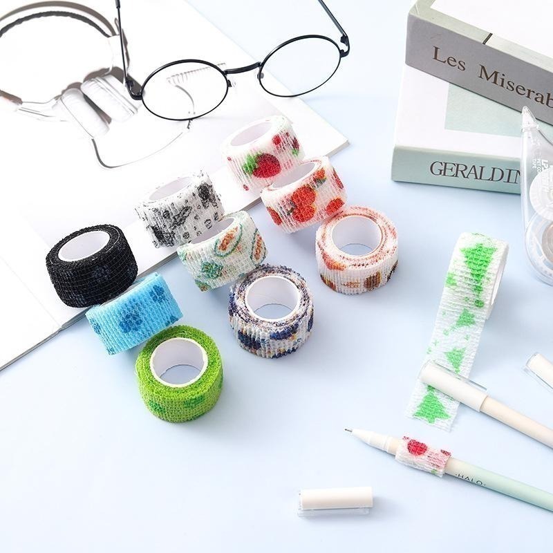 本原批發 手指繃帶🤟護指繃帶 手指繃帶 繃帶 纏手繃帶 彈力繃帶 自黏 包紮 手指纏繞 護指套 彈力 護指 KS186-細節圖6