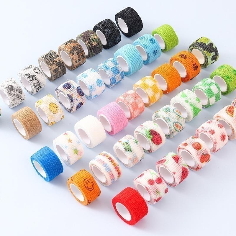 本原批發 手指繃帶🤟護指繃帶 手指繃帶 繃帶 纏手繃帶 彈力繃帶 自黏 包紮 手指纏繞 護指套 彈力 護指 KS186-細節圖7