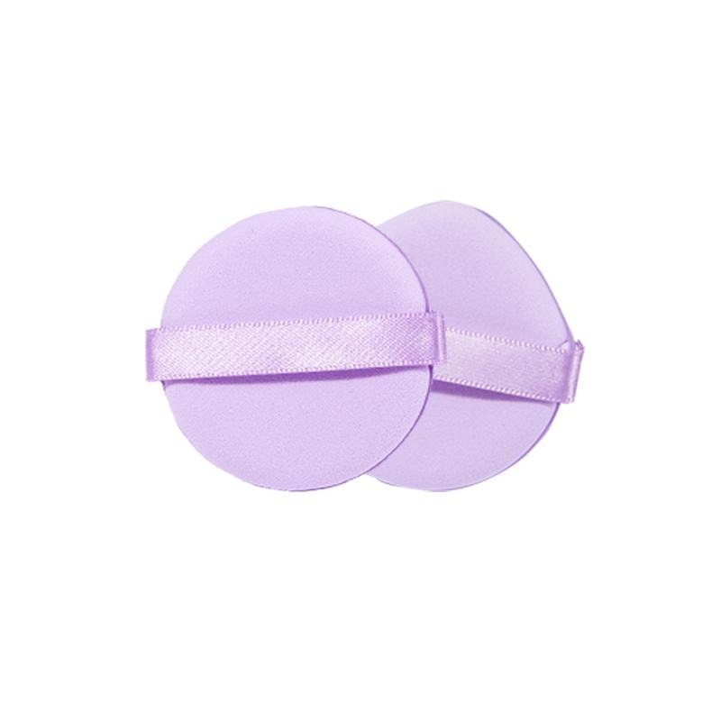 香芋粉撲💜氣墊粉撲 不吃粉 底妝 粉撲 美妝工具 乾濕兩用 美妝蛋 海綿粉撲 化妝粉撲 圓形粉撲 水滴粉撲CY028-細節圖2