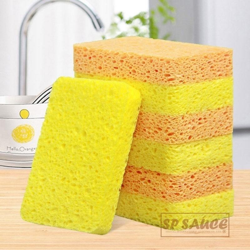 本原批發 厚款 木漿海綿👍洗碗刷 刷菜瓜布 海綿 洗碗布 海綿刷 碗刷 清潔 海綿洗碗刷 去污菜瓜布 KS88-細節圖6