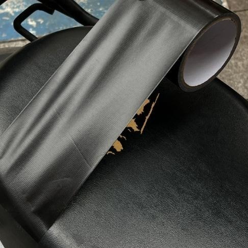 本原批發 機車座墊修補膠帶 寬5CM🏍️布基膠帶 補洞膠帶 修補膠帶 CY037 防水膠帶 皮革膠帶 翻新貼 皮革貼-細節圖5