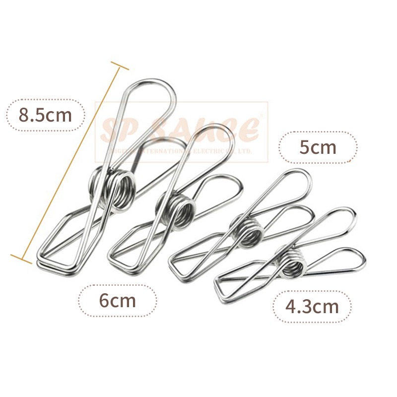 本原批發 彈簧夾👍掛衣夾 不銹鋼 曬衣夾 防風夾 金屬夾 內衣夾 襪夾 夾子 掛夾 收納 晾衣夾 防風夾 OLD156-細節圖6