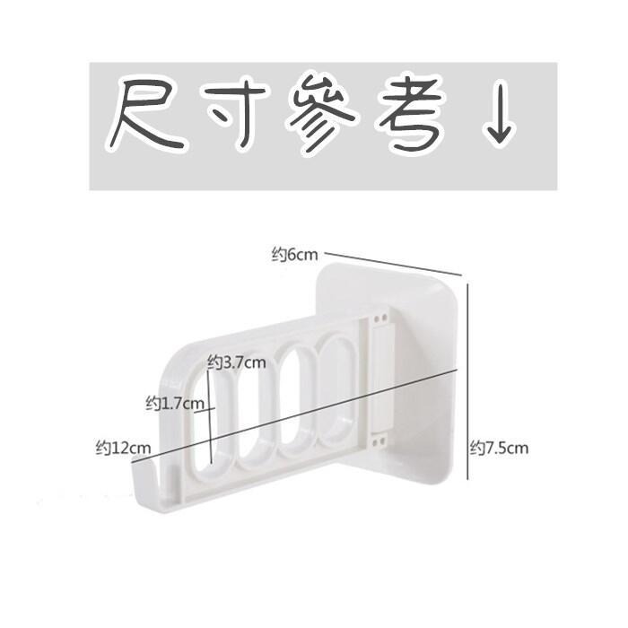 壁掛衣架💝收納掛架 牆壁貼衣架 掛衣架 無痕跡 掛勾 衣架掛勾 壁掛式 壁貼 掛式衣架 SG652 收納掛架 折疊掛勾-細節圖3