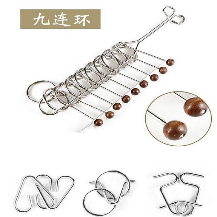 九連環 30件組/25件組🧠智力解環 九連環 解環遊戲 魯班鎖 解環遊戲 解鎖玩具 OLD123 解鎖環 連環鎖B - 本原生活百貨 清潔用品 ...