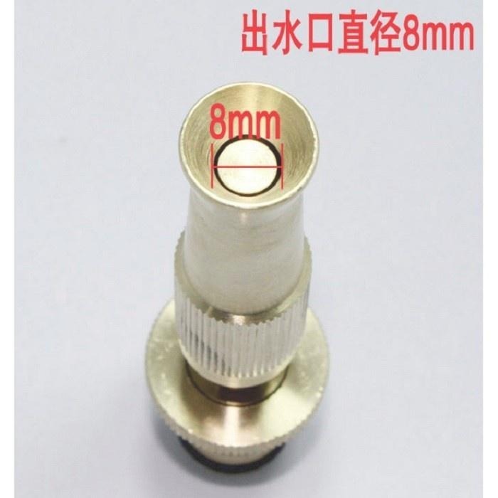 本原批發 可調節黃銅噴頭👍銅 高壓 洗車水槍 噴頭 水槍 澆花 奶嘴水槍 高壓水槍 霧化 水槍噴頭 噴藥 NF399-細節圖5