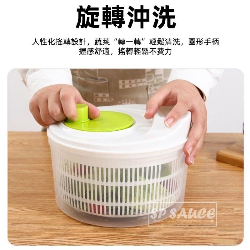 蔬菜脫水器 大容量👍脫水蔬菜 沙拉脫水 蔬菜甩乾器 蔬果脫水器 沙拉脫水器 沙拉洗菜籃 瀝水籃 NF406 瀝水器BA-細節圖3