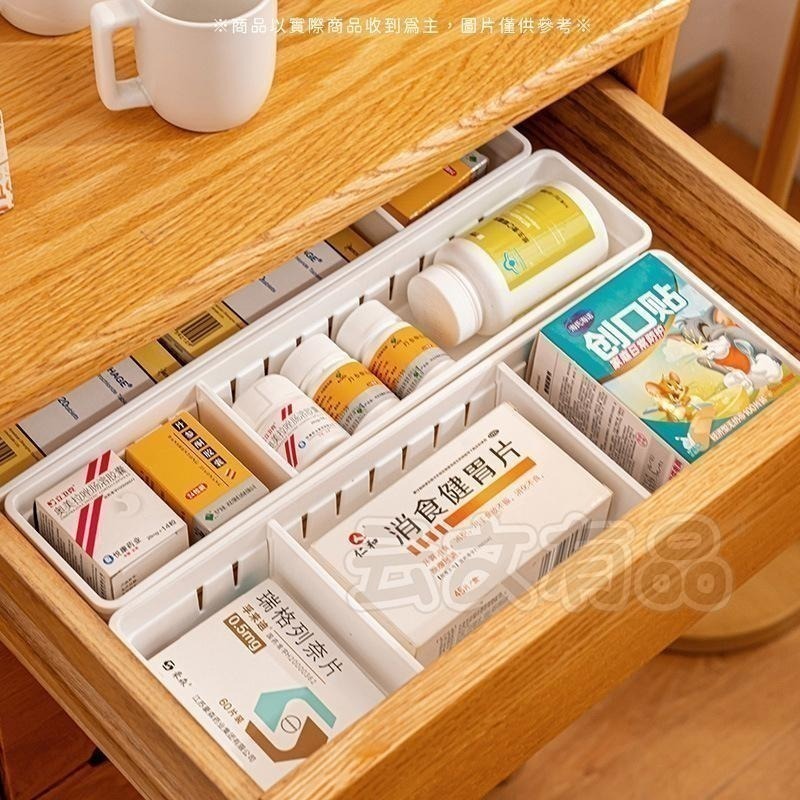 本原批發 抽屜整理盒🔥分類收納 抽屜收納 分隔收納 置物 整理盒 收納 桌面收納盒 桌面抽屜 日式抽屜盒 500XXB-細節圖5