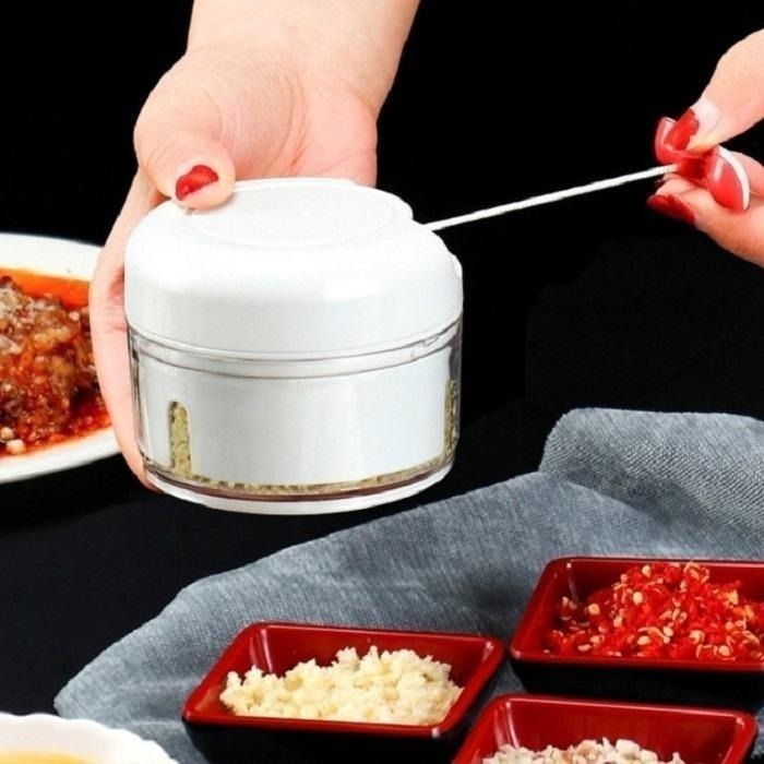 本原批發 迷你切蒜器 電動攪拌器🔥手拉料理器 壓蒜泥夾 蒜泥器 蒜蓉器 切蒜器 剝蒜器SG787 CY102-細節圖3