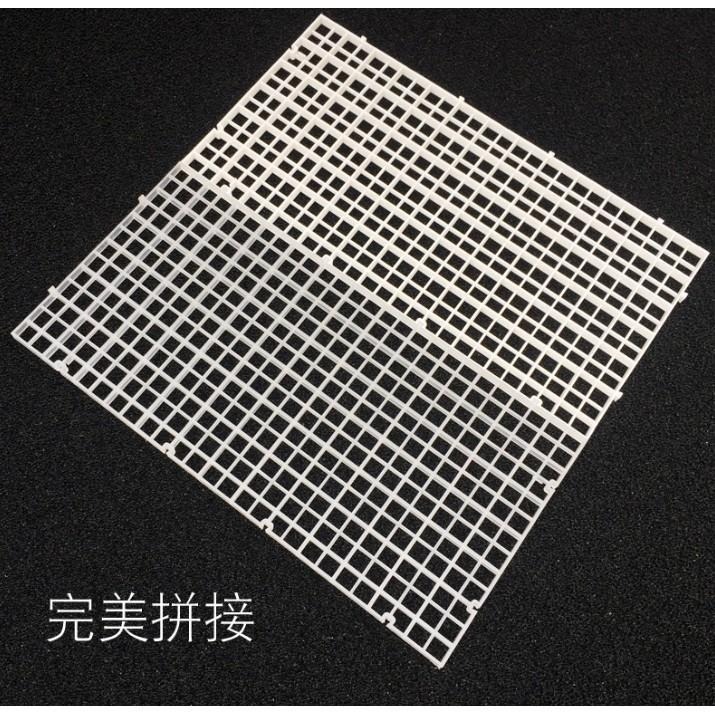 本原批發 魚缸防跳板👍可拼接 水族箱隔斷板 底部過濾 魚缸隔離板 防跳蓋 防跳板 格子板 底濾版 塑膠板 NF551-細節圖6