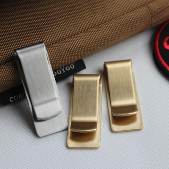 本原批發 黃銅錢夾 👍️復古風錢夾 錢夾 金屬錢夾 EDC工具 鈔票夾 零錢 票據 黃銅鈔票 黃銅零錢夾 SG532-細節圖2