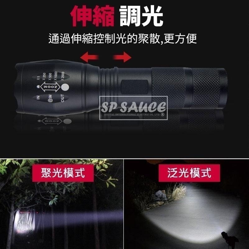 SGL2手電筒👍️夜釣燈 工作燈 露營燈 釣魚燈 L2手電筒 手電筒 伸縮手電筒 探照燈 維修燈 緊急照明燈 野營燈-細節圖5