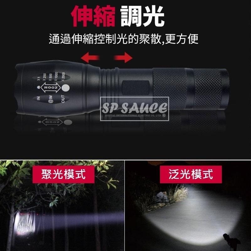 SGL2手電筒👍️夜釣燈 工作燈 露營燈 釣魚燈 L2手電筒 手電筒 伸縮手電筒 探照燈 維修燈 緊急照明燈 野營燈B-細節圖3