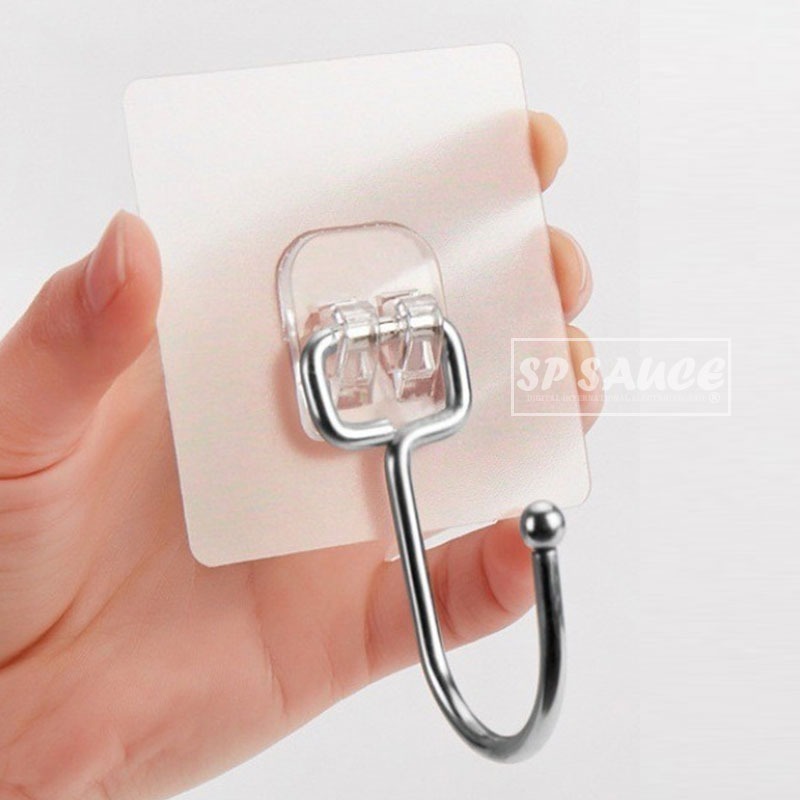 不鏽鋼大掛勾 🔥 壁掛式衣勾 衣帽勾 強力掛鉤 黏貼掛鉤 置物架 壁掛掛勾 5017 防水掛勾 大掛勾 無痕掛勾-細節圖2