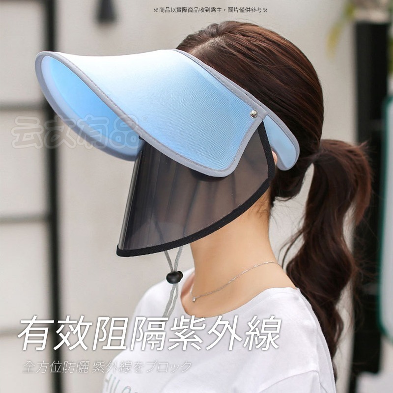 本原批發 鏡片款遮陽帽🌞遮陽帽 漁夫帽 雙層遮陽帽 防紫外線 太陽 遮陽 隔熱帽 防曬 透氣 旅行 爬山帽OLD184-細節圖5