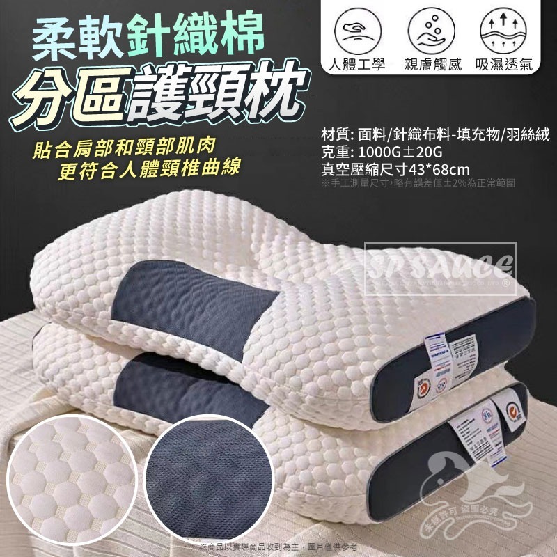 頸椎枕👍️護頸枕 記憶枕 頭枕 人體工學 吸濕排汗 枕頭 助眠枕 按摩枕 針織枕CY117宿舍枕頭 可水洗枕頭 頸枕-細節圖6