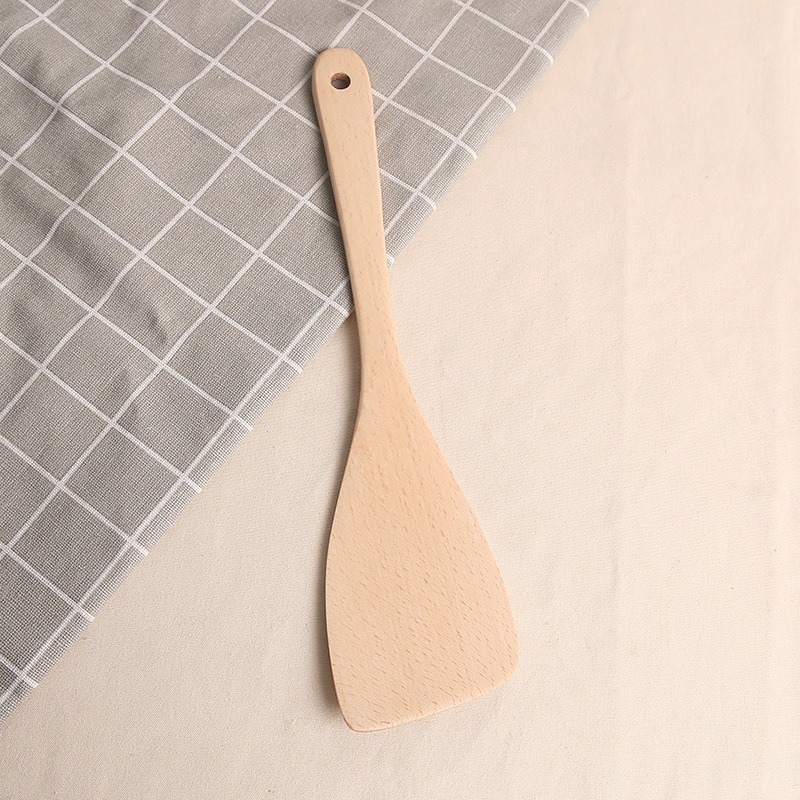 不沾鍋專用木鏟🔥不沾炒鍋鏟子 麥飯石鍋木鏟 鍋鏟 木煎鏟 三角木鏟 炒菜鏟 木煎匙 攪拌鏟 開槽斜口木鏟 木製餐具-細節圖2