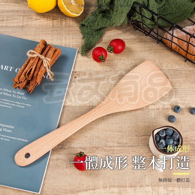 不沾鍋專用木鏟🔥不沾炒鍋鏟子 麥飯石鍋木鏟 鍋鏟 木煎鏟 三角木鏟 炒菜鏟 木煎匙 攪拌鏟 開槽斜口木鏟 木製餐具-細節圖5