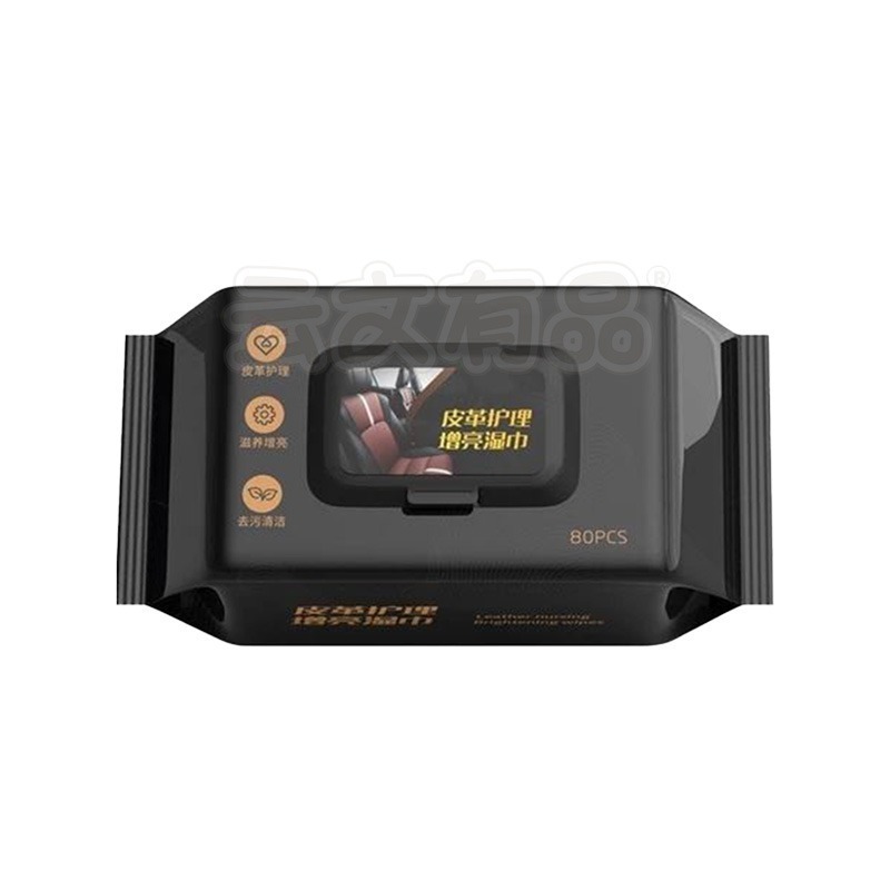 本原批發 皮革護理濕紙巾👍80抽 汽車皮革保養 皮衣外套保養 皮包保養 汽車座椅保養 皮革清潔 皮鞋護理 CY267-細節圖2