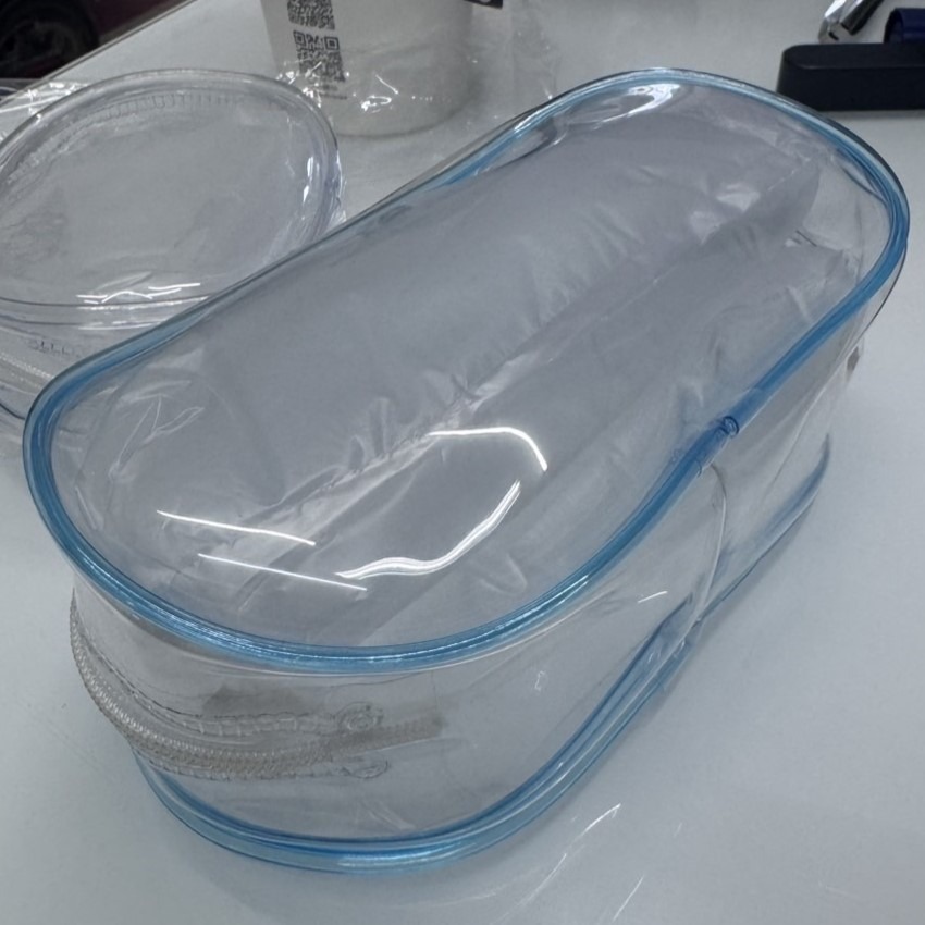 大號(透明藍邊) 遛娃包 CY315