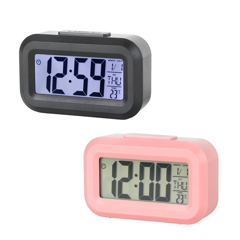 本原批發 電池款鬧鐘👍智能鬧鐘 LED 小鬧鐘 靜音鐘 鬧鈴 智慧鬧鐘 靜音鬧鐘 貪睡鬧鐘 溫度計 電子鐘 CY382-細節圖2