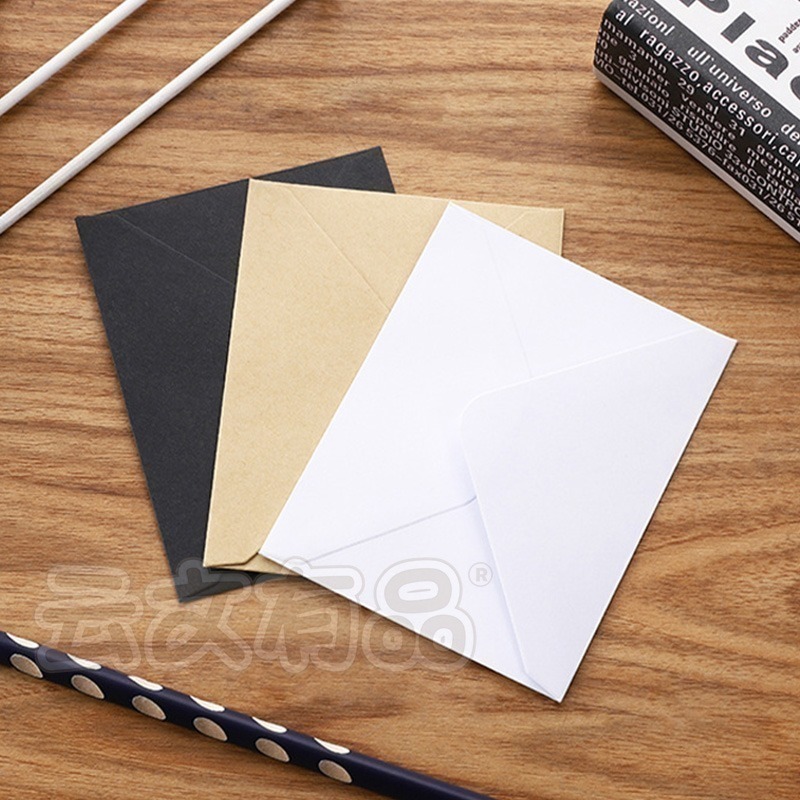 本原批發 復古三角信封👍信封袋 喜帖信封 莫蘭迪信封 橫式信封 喜帖 信封袋 卡片 邀請函 簡約西式信封 CY427-細節圖3