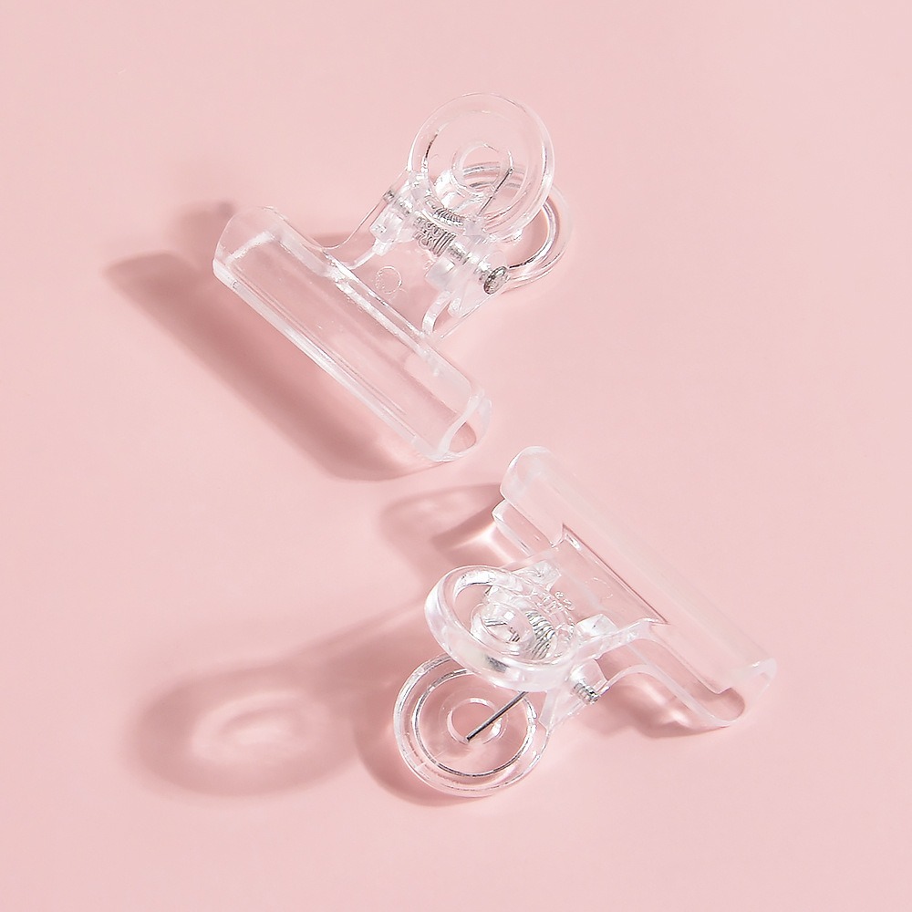 本原批發 透明長尾夾👍燕尾夾 文具 長尾夾 萬用夾  封口夾 透明 夾子 開口夾 票據夾 圓尾夾 辦公文具 CY431-細節圖4