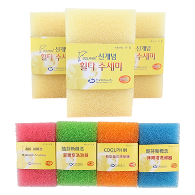 本原批發 韓式去油菜瓜布👍海綿菜瓜布 去油 神奇去油菜瓜布 加厚菜瓜布 廚房 清潔 去油 菜瓜布 去油海綿 CY342-細節圖2
