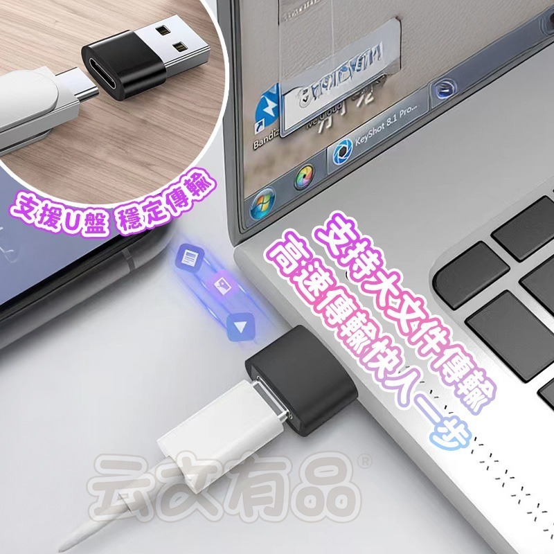 本原批發 USB轉Type-c轉接頭👍IPHONE 安卓 電腦 手機平板 行動電源 充電線轉接器  CY508-細節圖5
