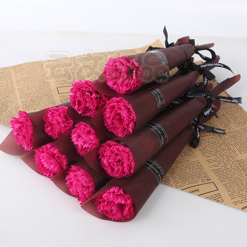 本原批發 香皂花👍玫瑰花 康乃馨 香皂花 母親節禮物 情人節花束 禮物 香皂花束 畢業 教師節 婚禮小物 CY517-細節圖5