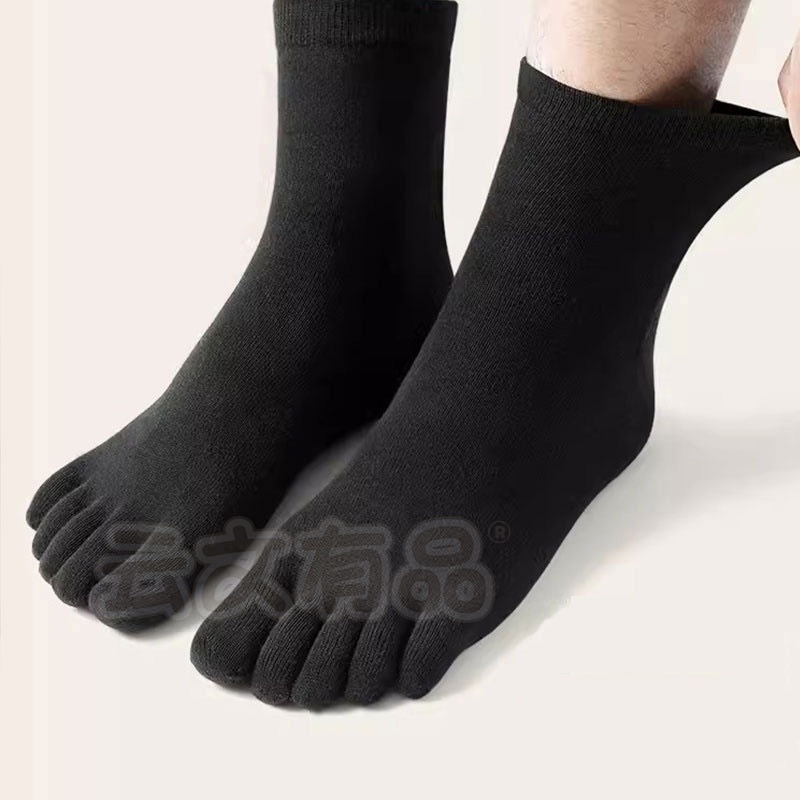 本原批發 五趾襪👍五指襪 襪子 分趾襪 分指襪 素色五指襪 素色襪 中筒五指襪 成人襪 五指襪男 中筒襪子 CY537-細節圖5