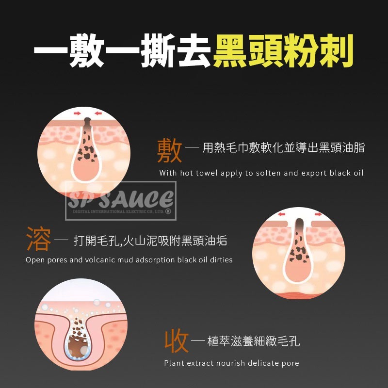 本原批發 去黑頭鼻膜 1片👍竹炭礦物泥👍去黑頭 面膜 去黑頭粉刺 粉刺 粉刺面膜  清粉刺 黑頭粉刺 CY534-細節圖3