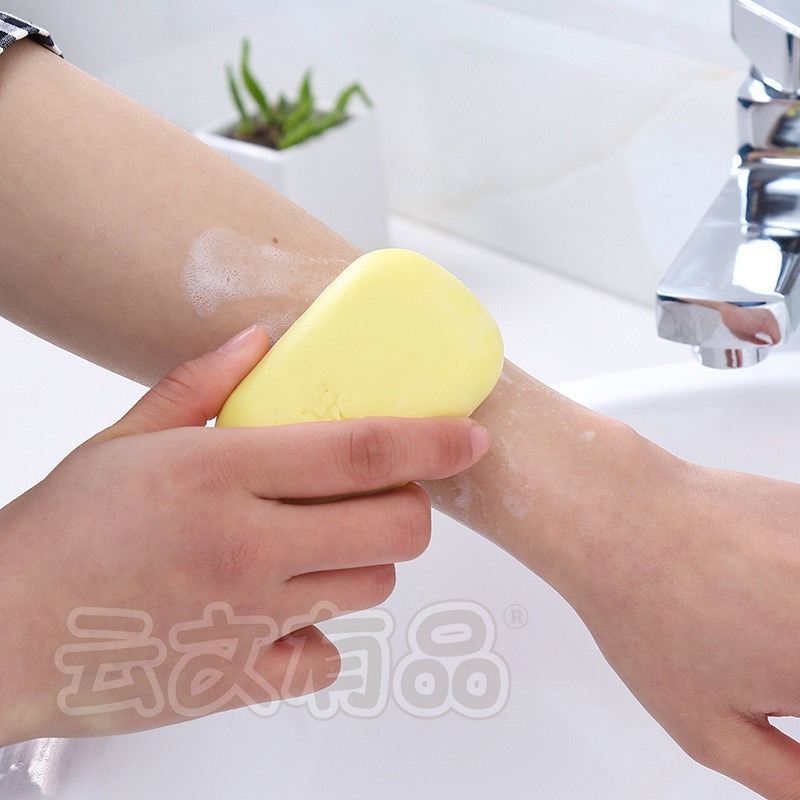 本原批發 硫磺香皂👍硫磺肥皂 肥皂 皂 香皂 沐浴皂 洗臉皂 洗澡香皂 清潔皂 單顆裝 硫磺 清潔 止癢 CY570-細節圖4