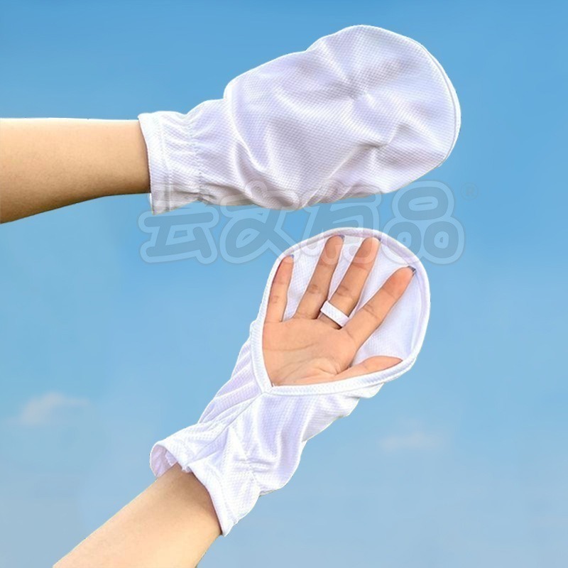 本原批發 防曬手套👍透氣防曬手套 騎車防曬手套 防曬手套 防紫外線手套 機車手套 遮陽手套 防曬 CY627-規格圖7