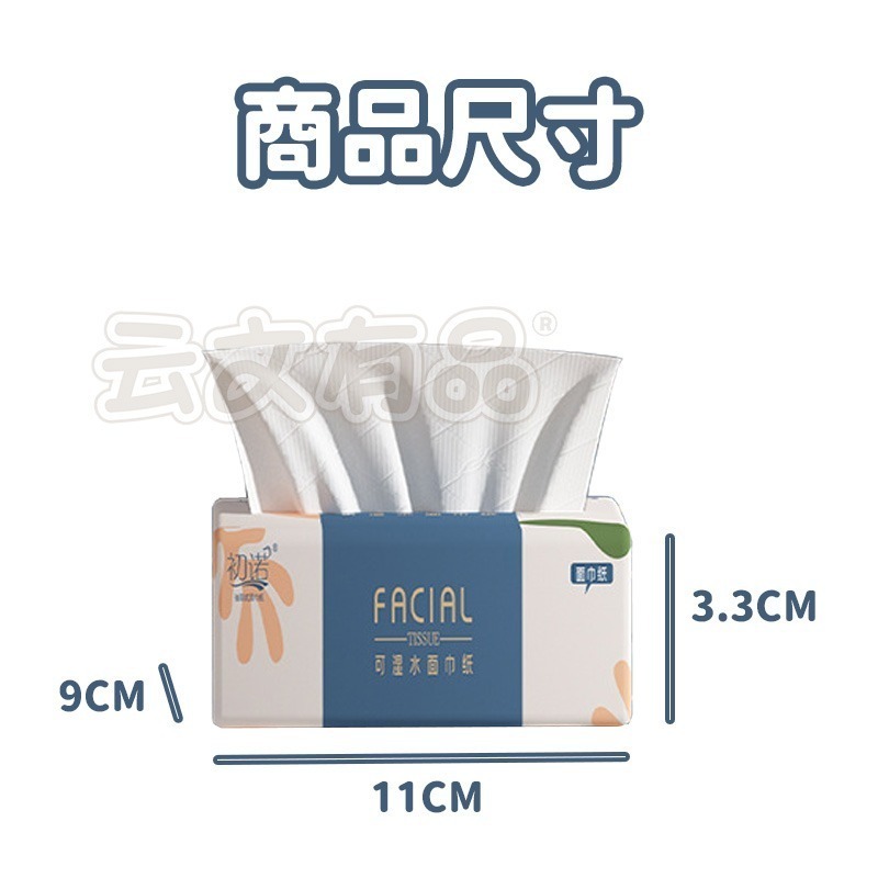 初諾 可濕水面巾紙👍抽取式面紙 36抽 144張 抽取式衛生紙 面紙 紙巾 小包衛生紙 CY636-規格圖8