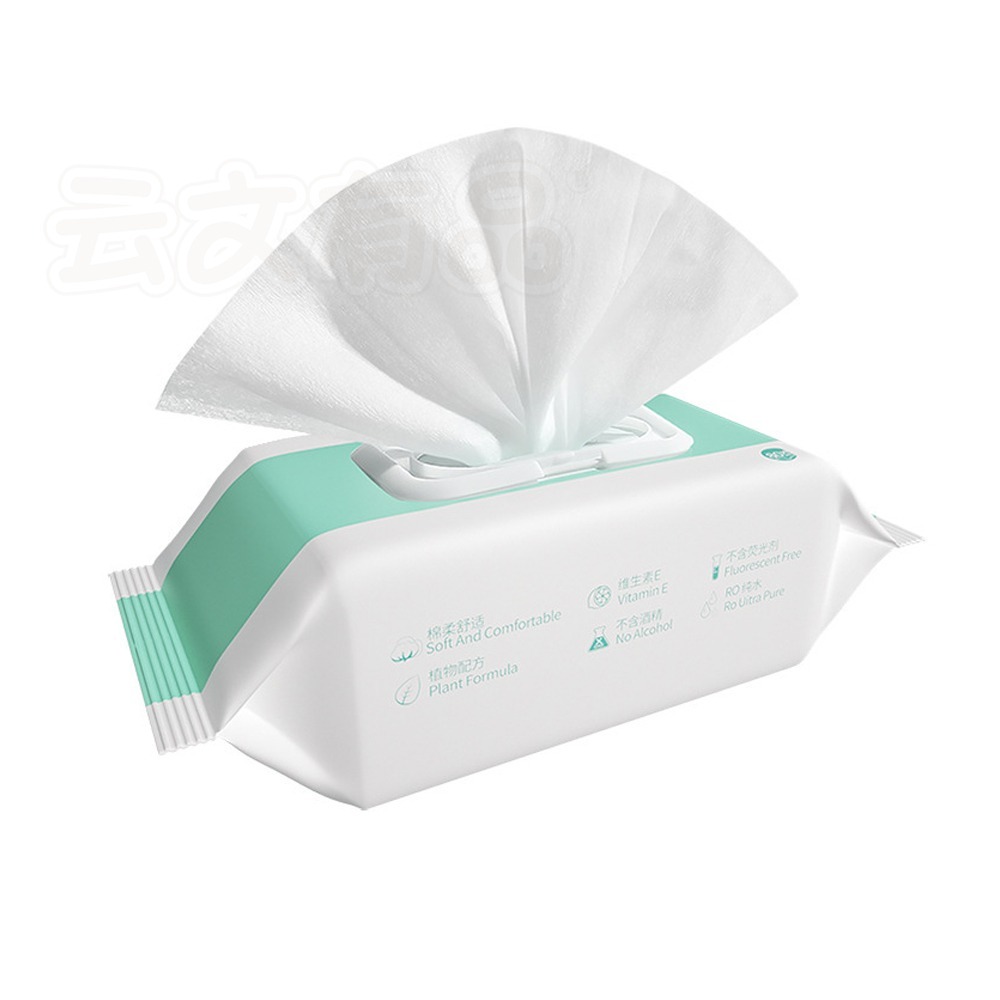 本原批發 天真貝比 80抽潔膚濕巾👍純水濕紙巾 擦臉巾 無酒精濕紙巾 嬰兒濕紙巾 擦手巾 有蓋濕紙巾 CY756-細節圖3