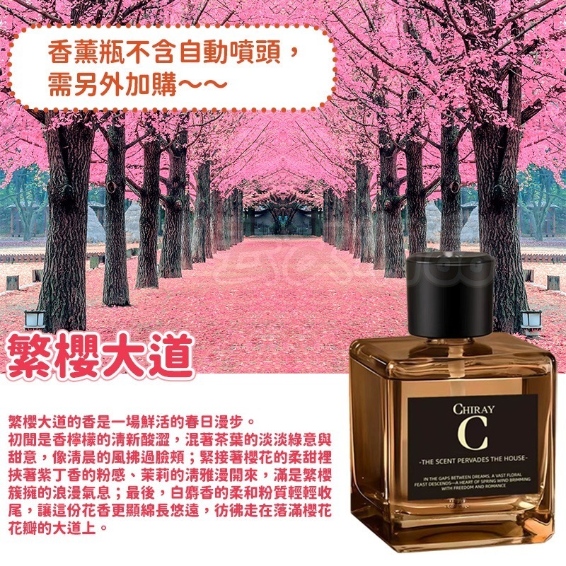 本原批發 ‼️不含噴頭‼️【油性】按鍵式噴霧香薰👍噴霧頭另購 擴香 自動噴香 香氛機 室內香薰 香薰 CY799-規格圖7