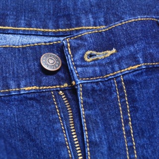 |台灣製造| 精梳棉 透氣涼爽彈性夏季直筒牛仔長褲 中性30～42腰-細節圖2