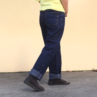 |台灣製造| 精梳棉 透氣涼爽彈性夏季直筒牛仔長褲 中性30～42腰-細節圖6