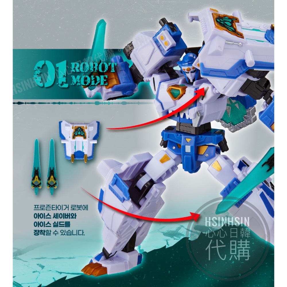 🇰🇷韓國代購 境內版 迷你特攻隊 最強恐龍 機器人 迷你特工隊 福特 玩具 戰士-細節圖10