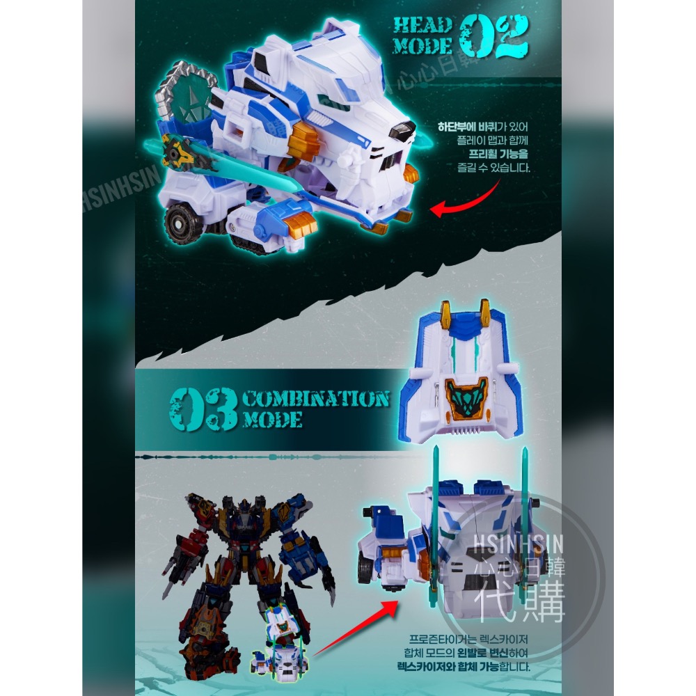 🇰🇷韓國代購 境內版 迷你特攻隊 最強恐龍 機器人 迷你特工隊 福特 玩具 戰士-細節圖11