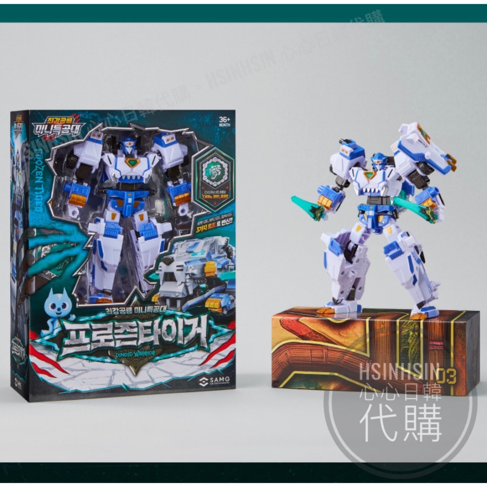 🇰🇷韓國代購 境內版 迷你特攻隊 最強恐龍 機器人 迷你特工隊 福特 玩具 戰士-規格圖11