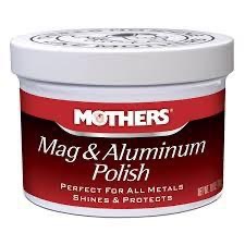 美國品牌 Mothers 大燈拋光 鎂鋁金屬拋光劑 輪框拋光 金屬拋光  拋光膏 電鍍膏 300ML大罐裝-細節圖2